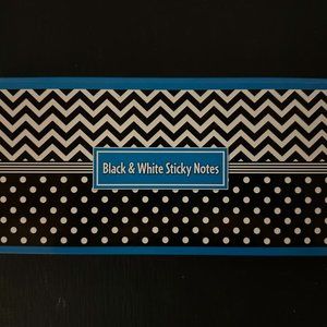 Black & White Sticky Notes